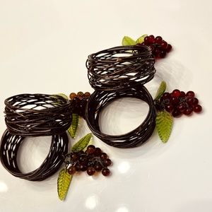 Napkin Rings - set of 4